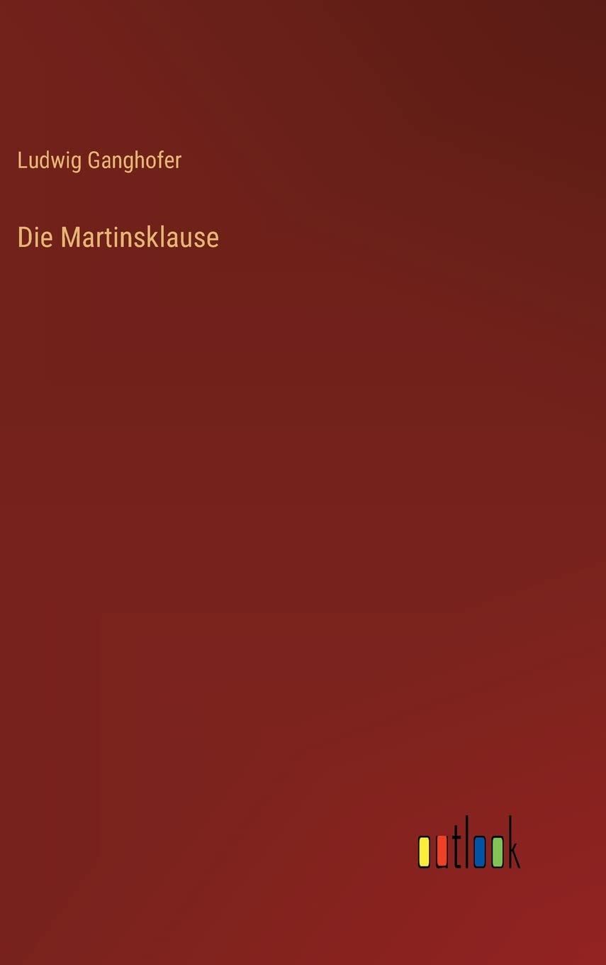 Die Martinsklause Contemporary literature