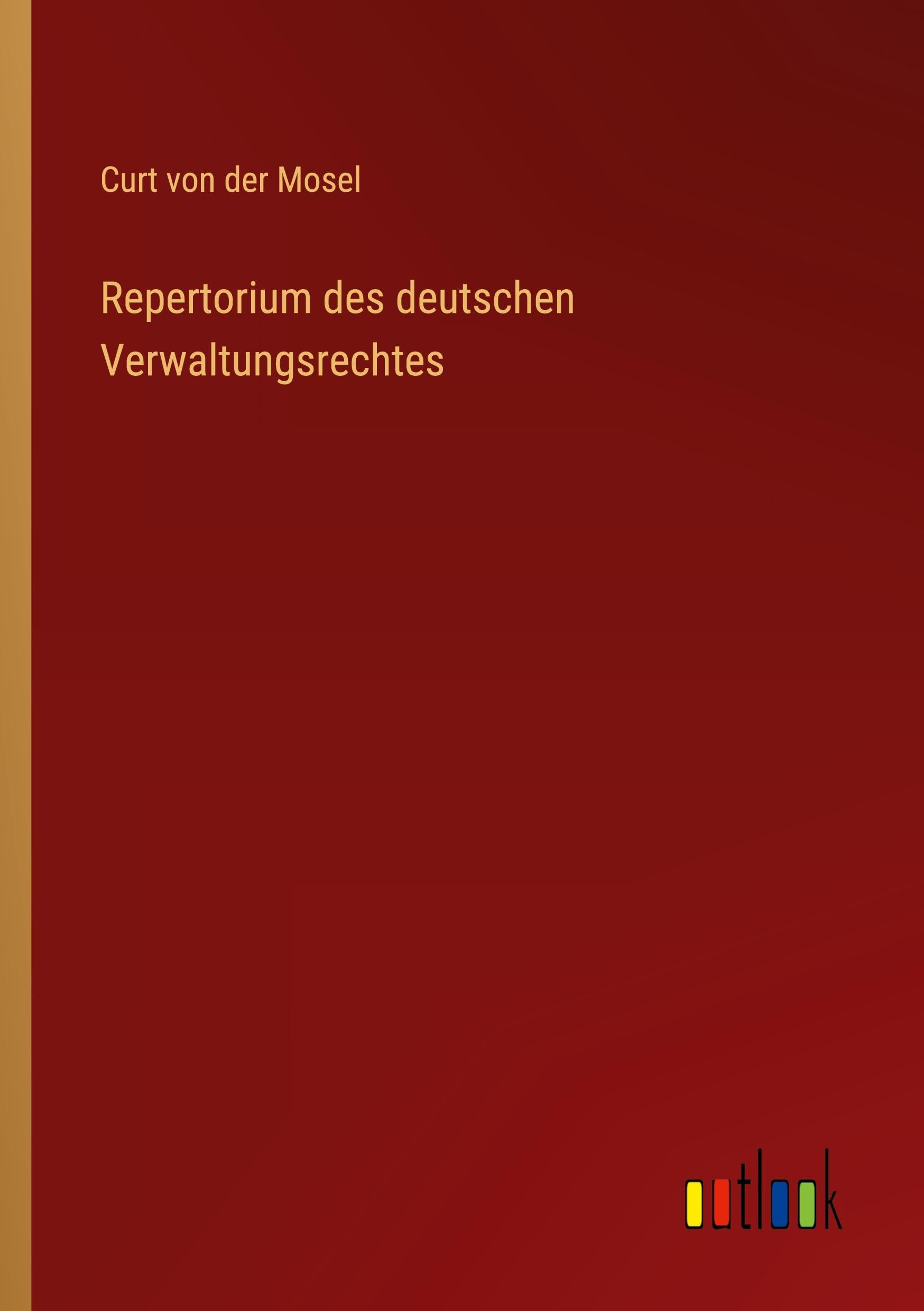 Repertorium des deutschen Verwaltungsrechtes Contemporary literature