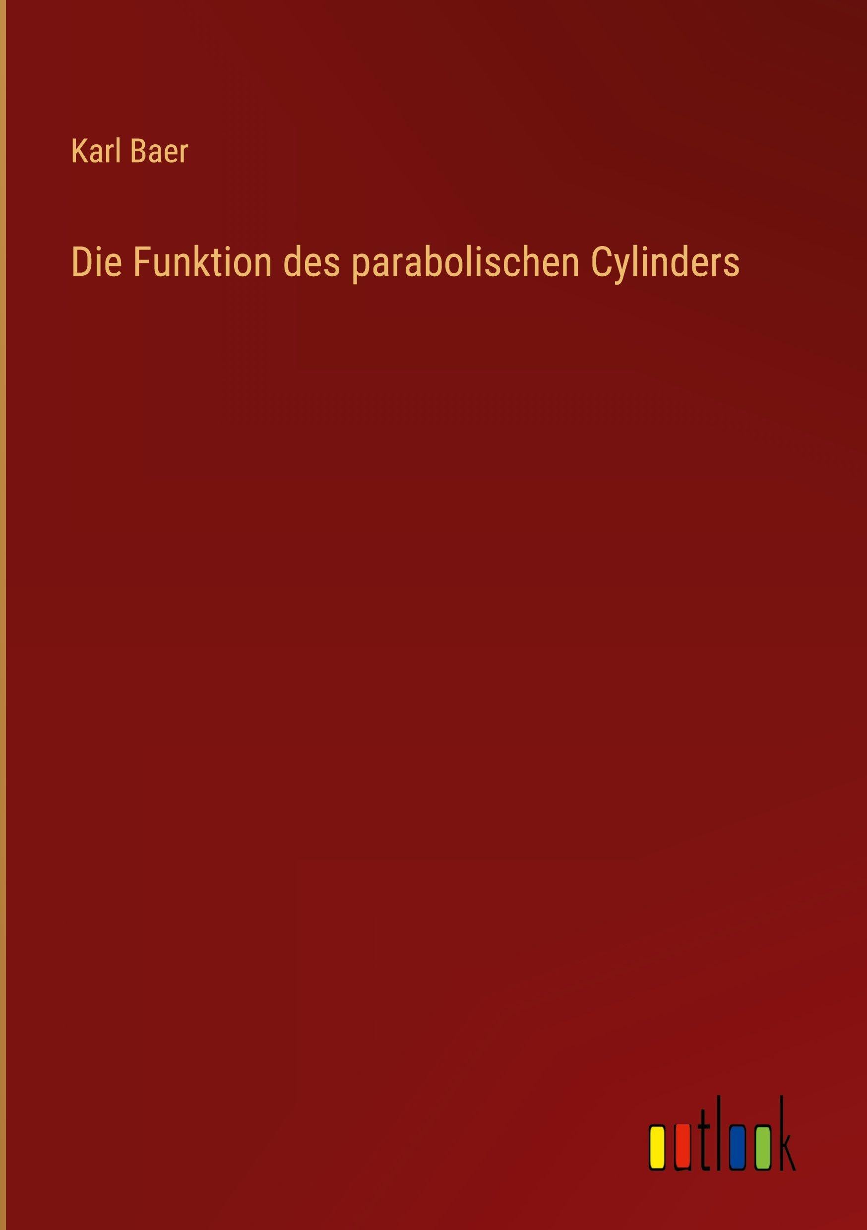 Die Funktion des parabolischen Cylinders Contemporary literature