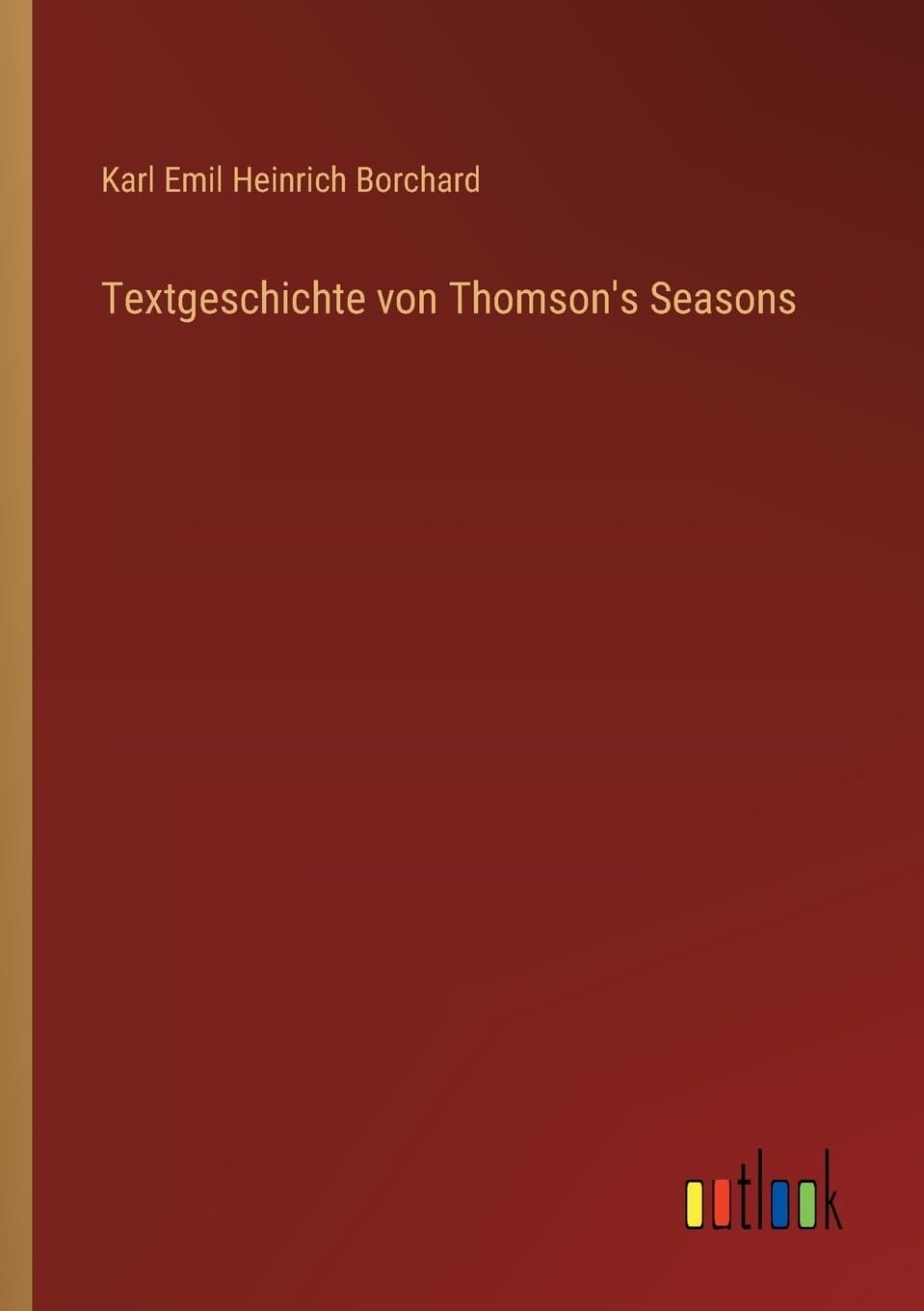 Textgeschichte von Thomson's Seasons Contemporary literature