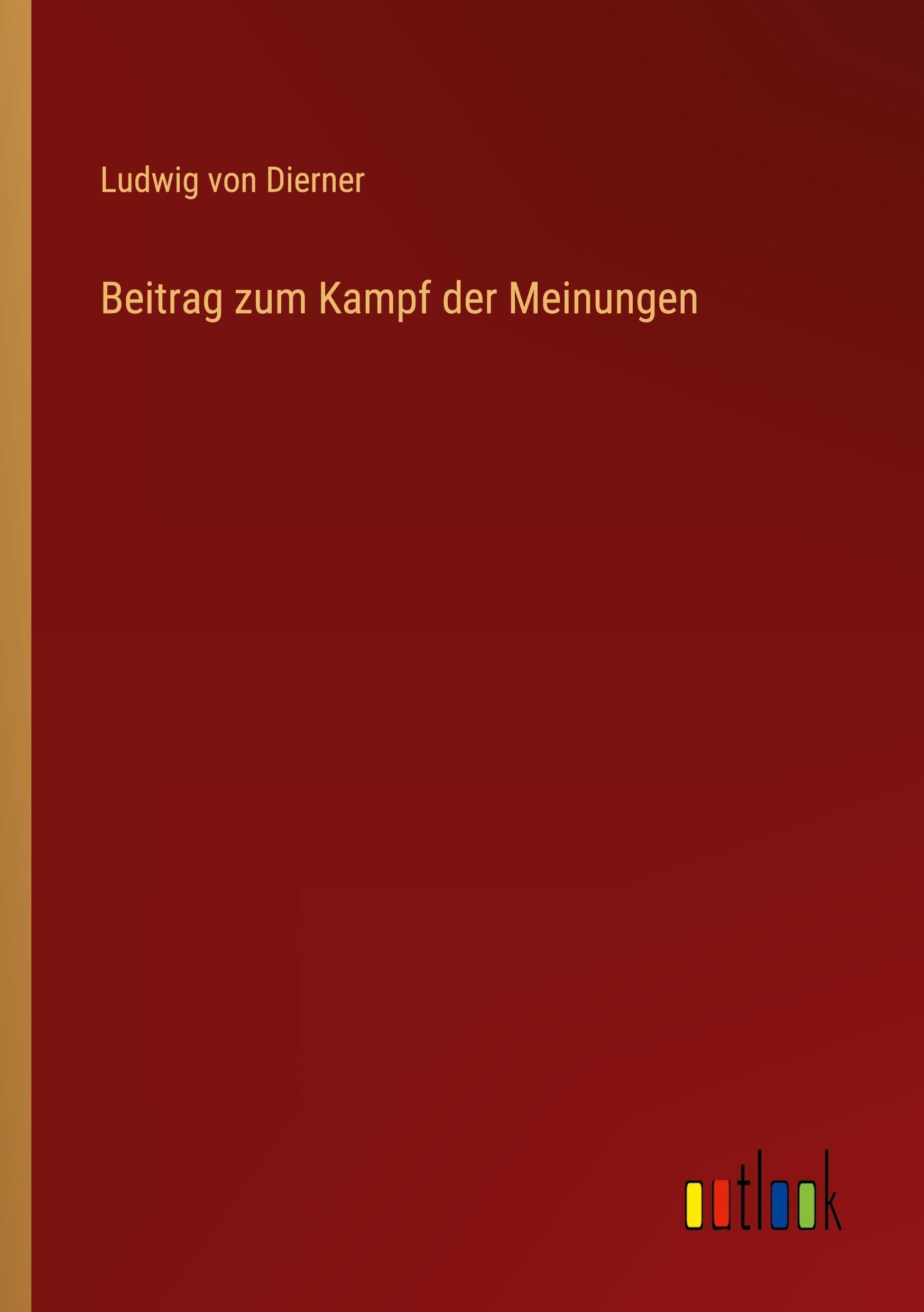 Beitrag zum Kampf der Meinungen Contemporary literature