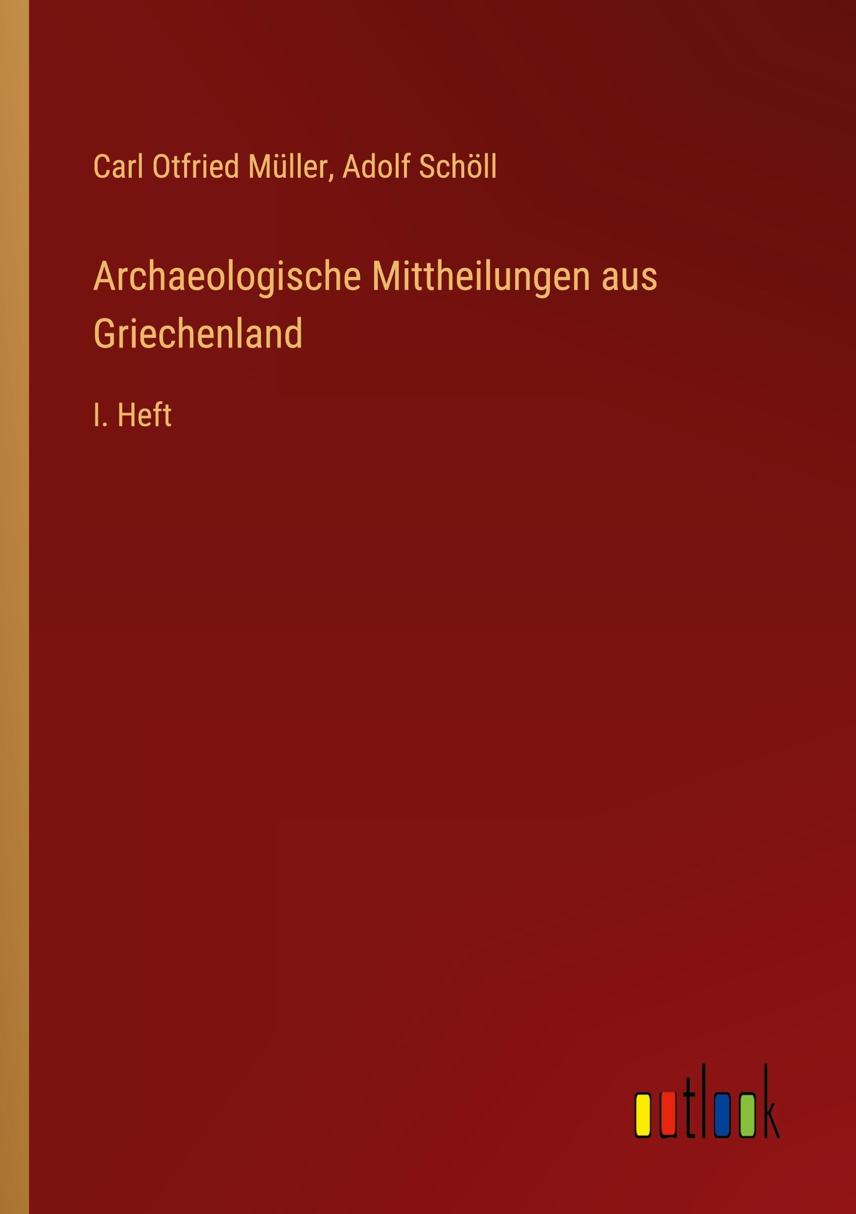 Archaeologische Mittheilungen aus Griechenland Contemporary literature