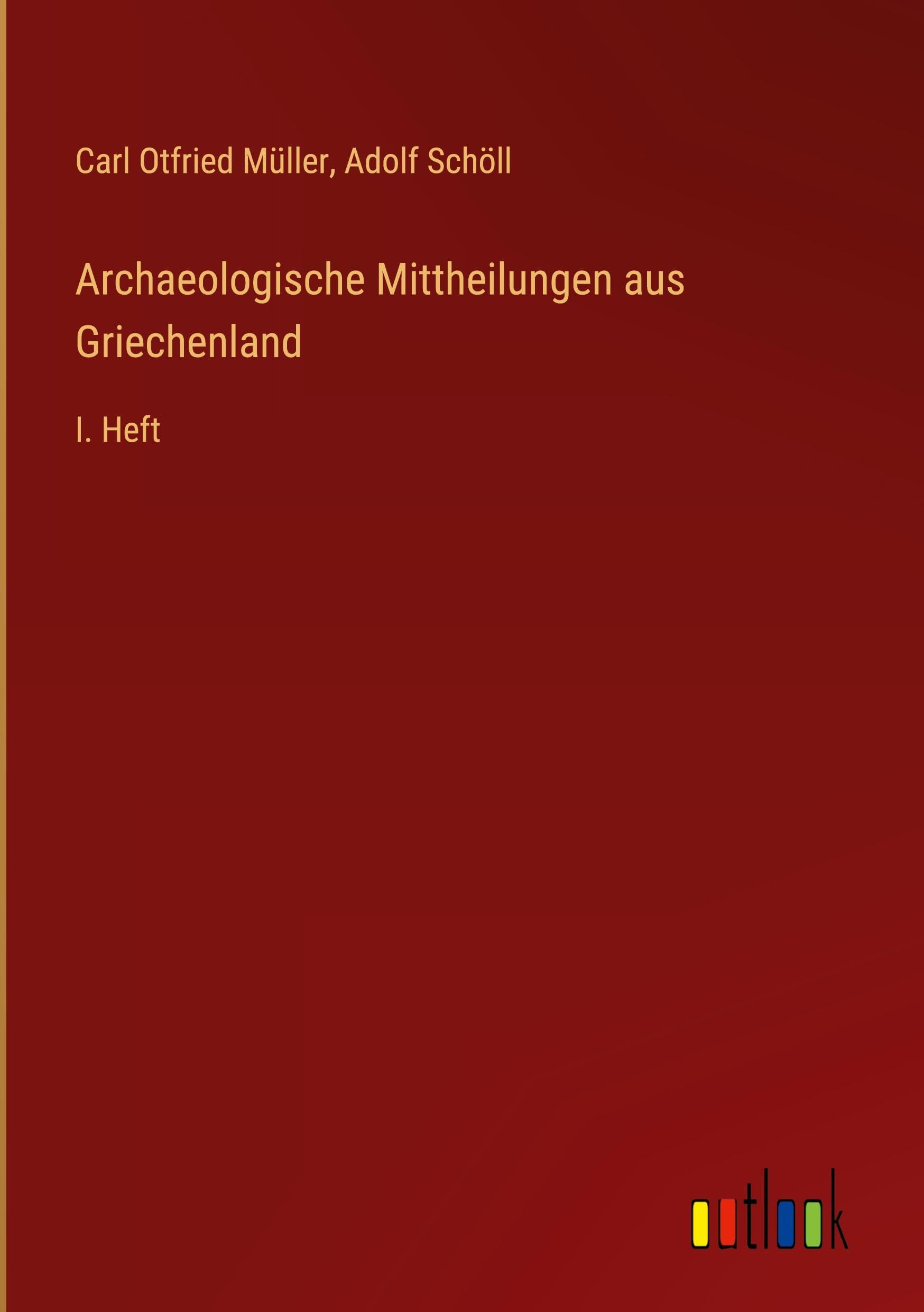 Archaeologische Mittheilungen aus Griechenland Contemporary literature