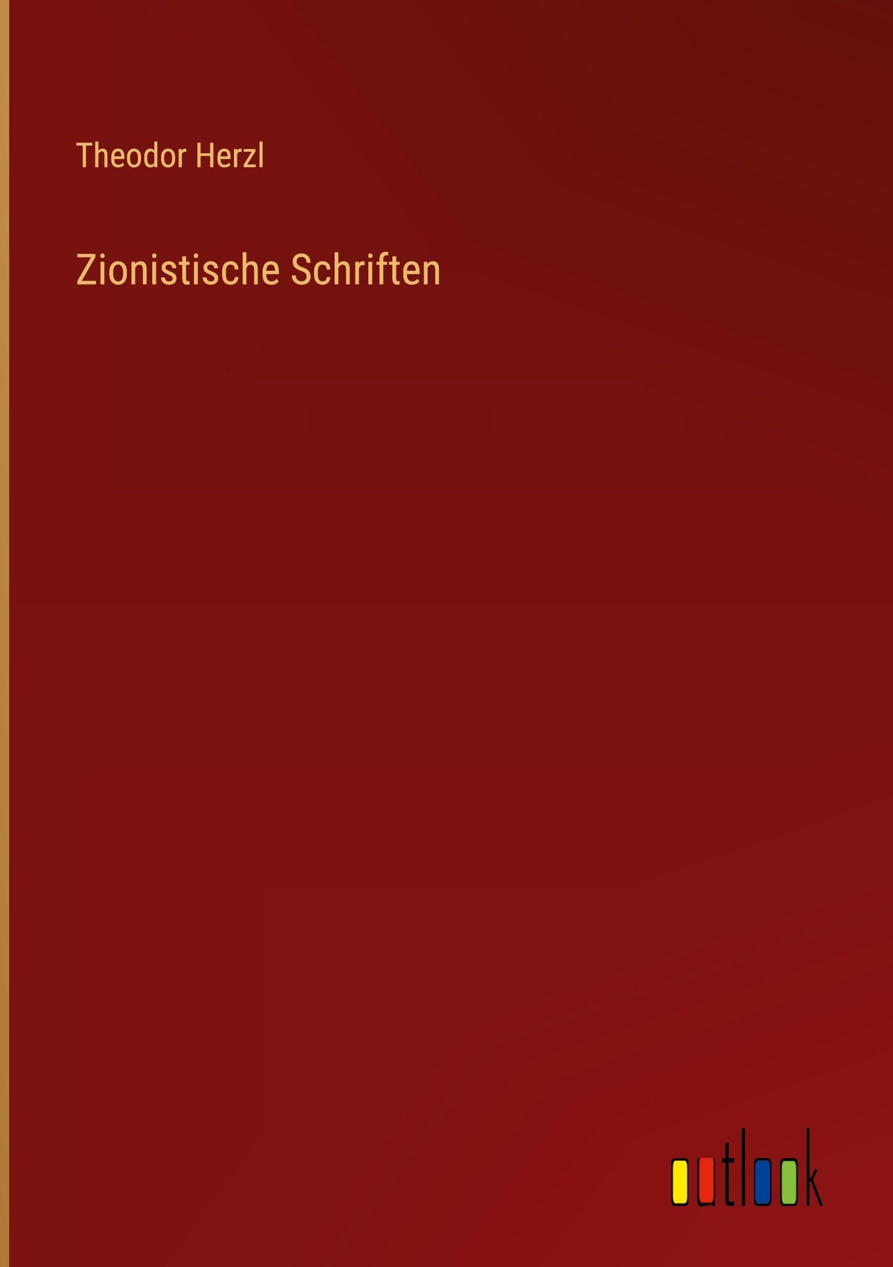 Zionistische Schriften Contemporary literature
