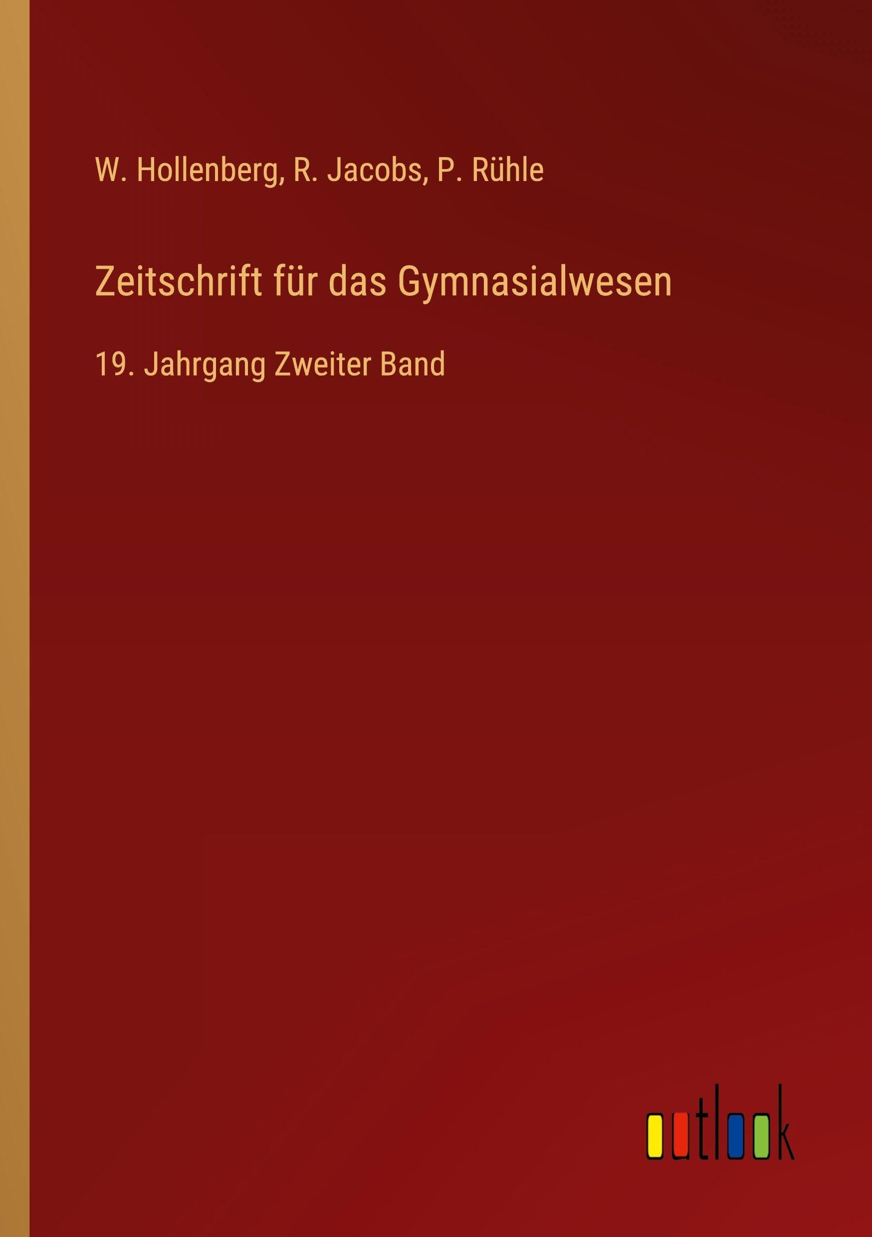 Zeitschrift für das Gymnasialwesen Classics