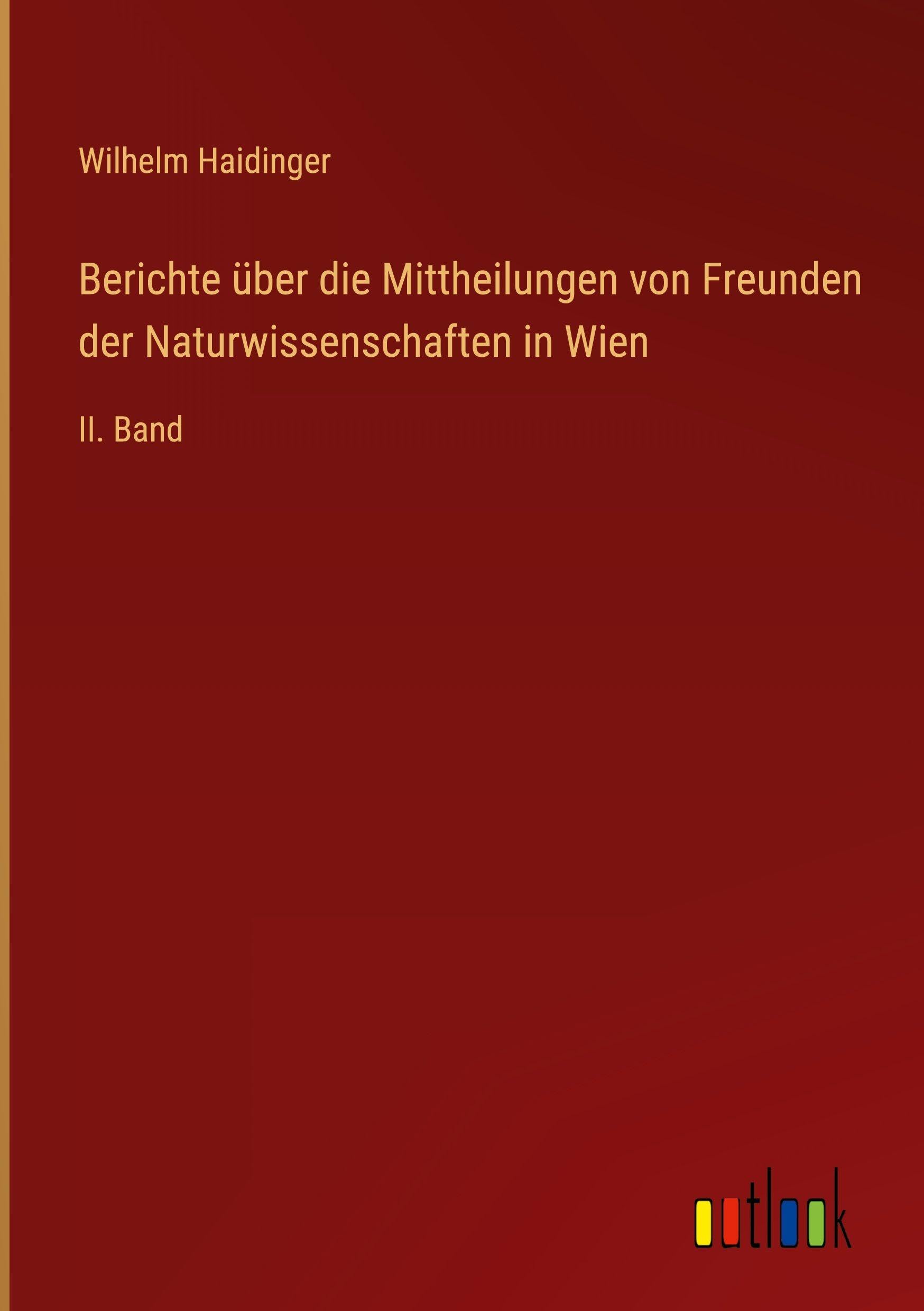 Berichte über die Mittheilungen von Freunden der Naturwissenschaften in Wien Classics