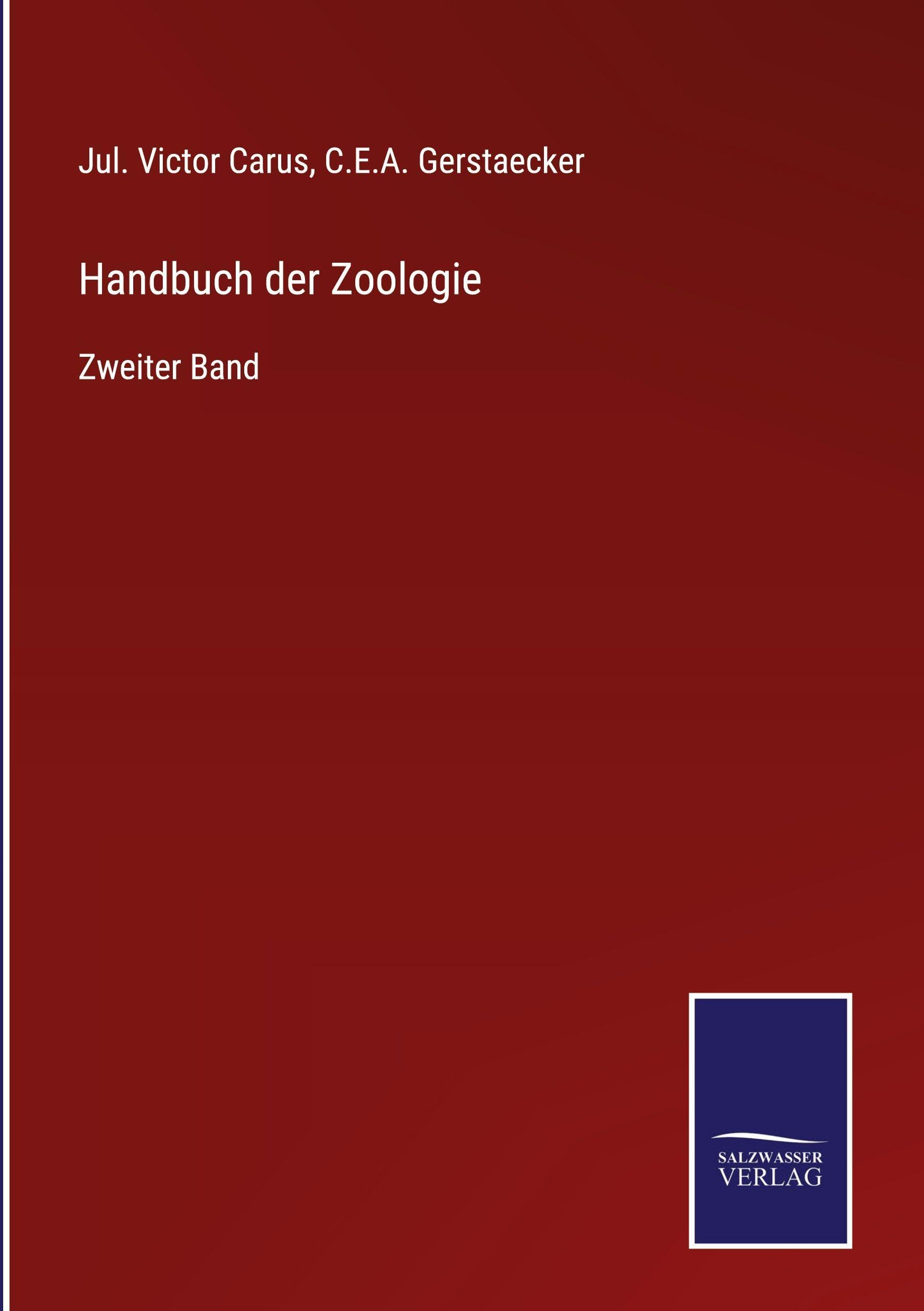Handbuch der Zoologie Classics