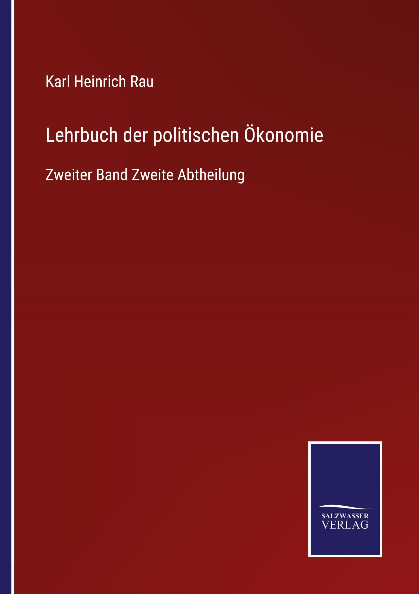 Lehrbuch der politischen Ökonomie Classics