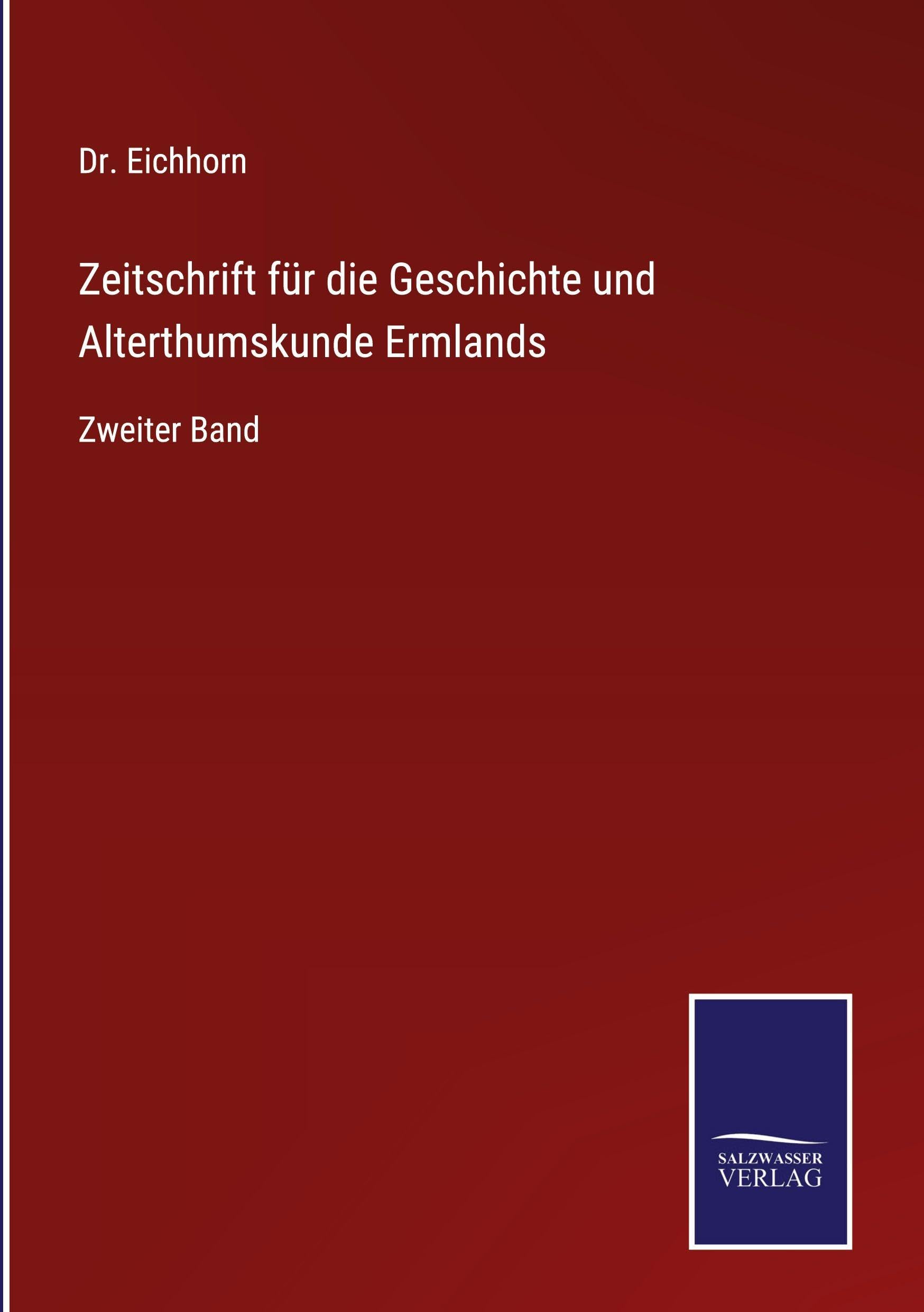 Zeitschrift für die Geschichte und Alterthumskunde Ermlands Classics