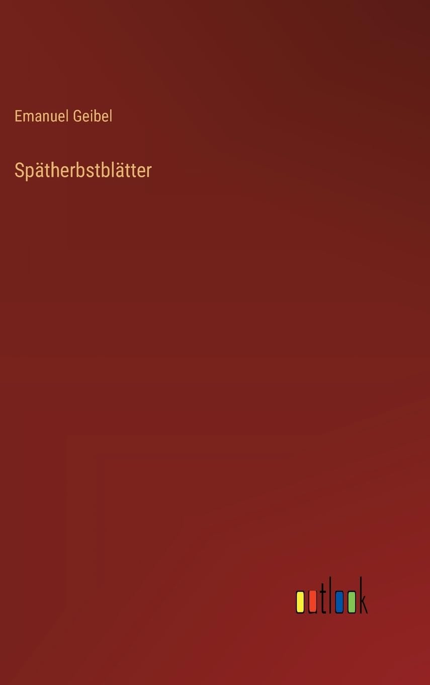 Spätherbstblätter Contemporary literature