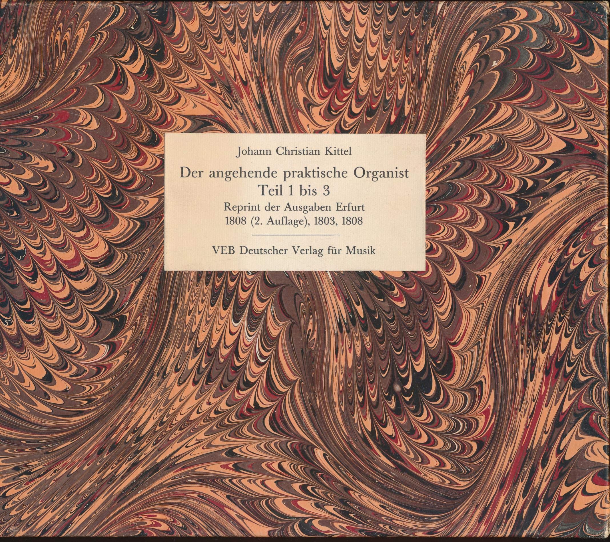 Der angehende praktische Organist Books