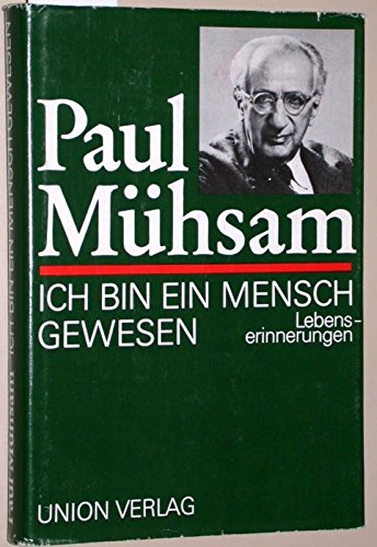 Product Image: Ich bin ein Mensch gewesen. Lebenserinnerungen