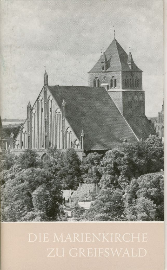 Die Marienkirche zu Greifswald (Das christliche Denkmal Heft 35) Books