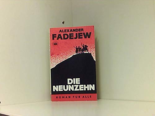 Die Neunzehn: Roman Contemporary literature