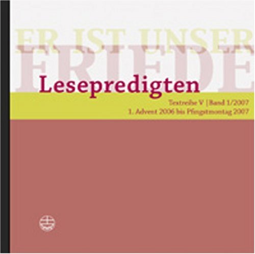 Bd.1 : 1. Advent 2006 bis Pfingstmontag 2007, 1 CD-ROMTextreihe V Other software
