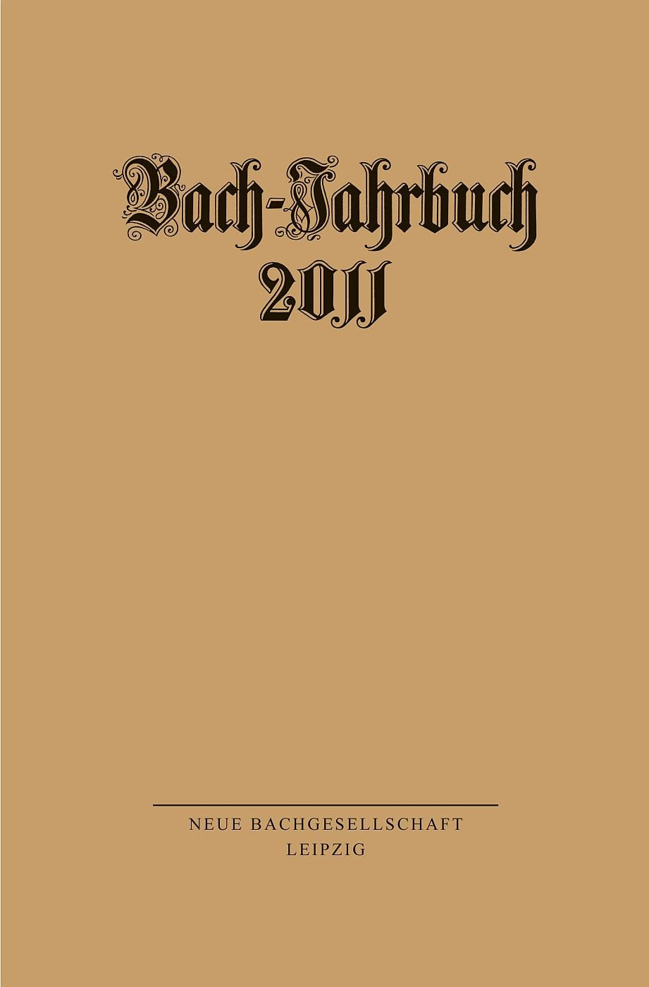 Bach-Jahrbuch 2011 Pop culture