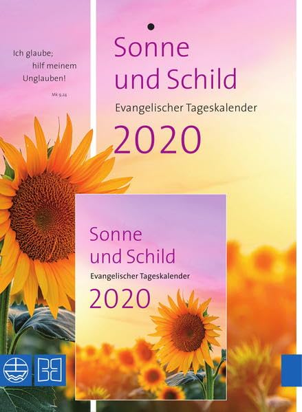 Sonne und Schild 2020: Evangelischer Tageskalender 2020. Abreißkalender mit Rückwand Calendars