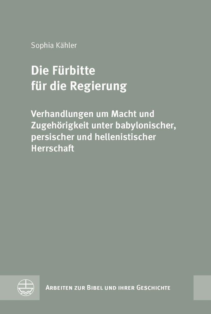 Die Fürbitte für die Regierung Religion & Esotericism