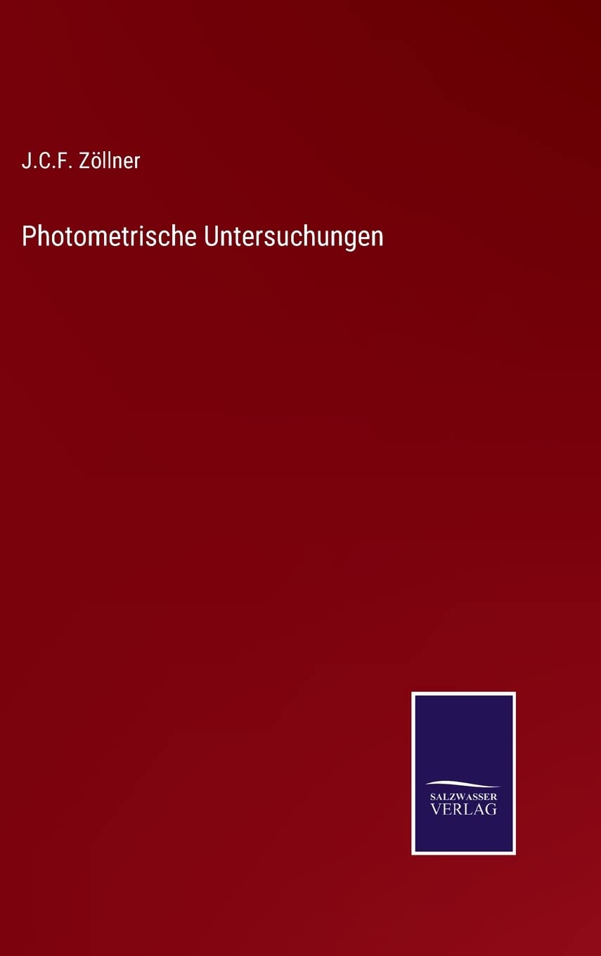 Photometrische Untersuchungen Contemporary literature