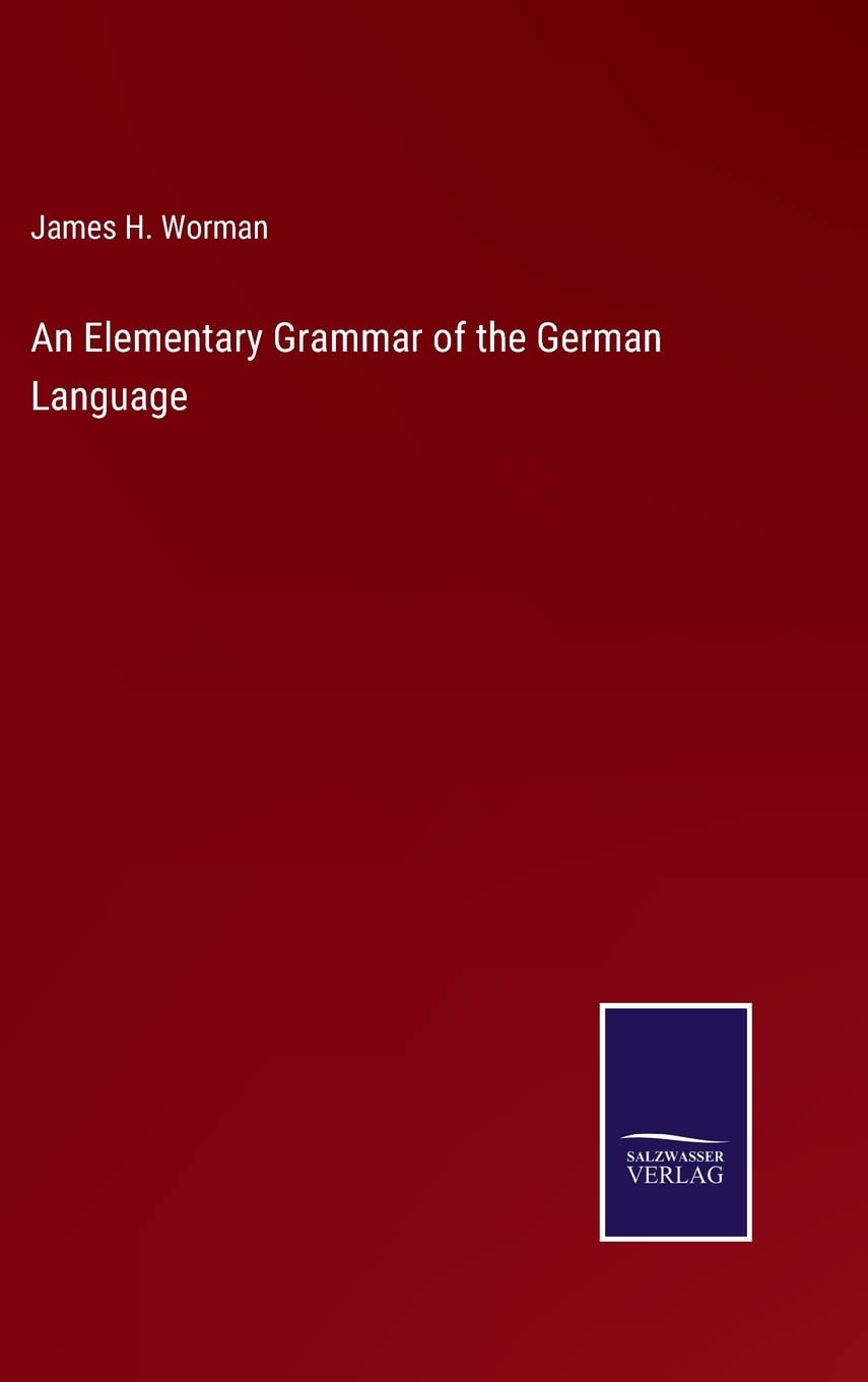 Product Image: An Elementary Grammar of the German Language