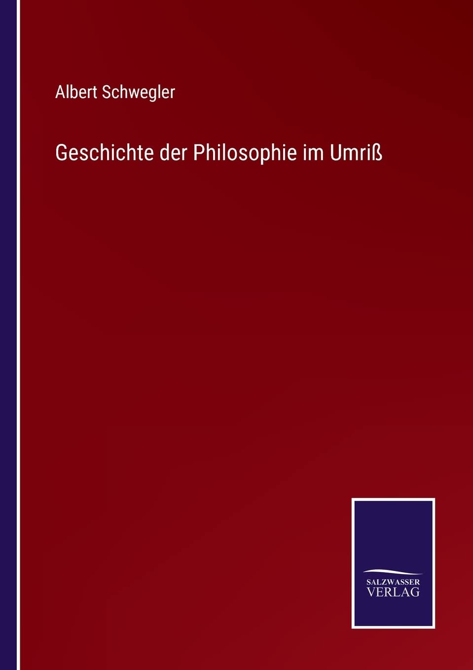 Geschichte der Philosophie im Umriß Contemporary literature