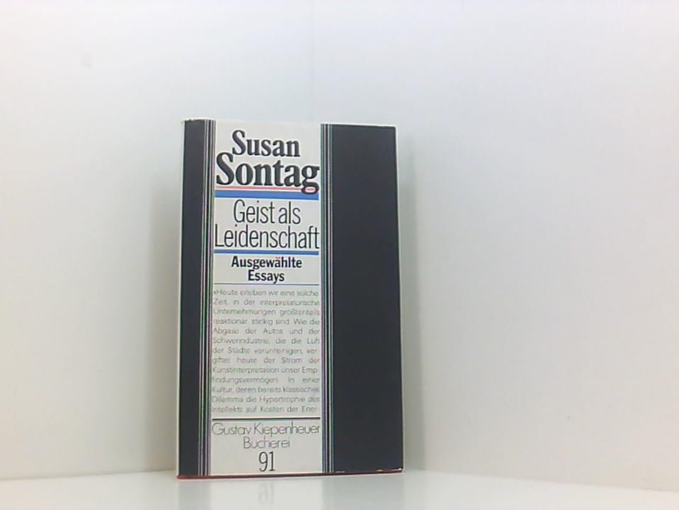 Geist als Leidenschaft. Ausgewählte Essays zur modernen Kunst und Kultur Philosophy