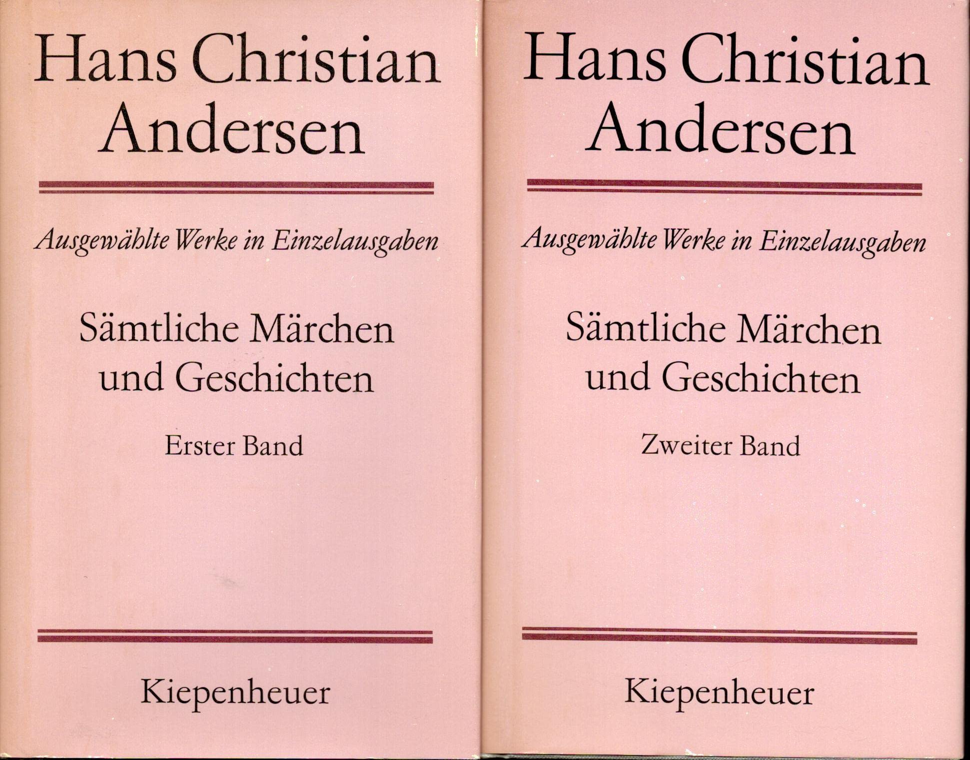 Sämtliche Märchen und Geschichten / Sämtliche Märchen und Geschichten: Ausgewählte Werke in Einzelausgaben / Ausgewählte Werke in Einzelausgaben Books