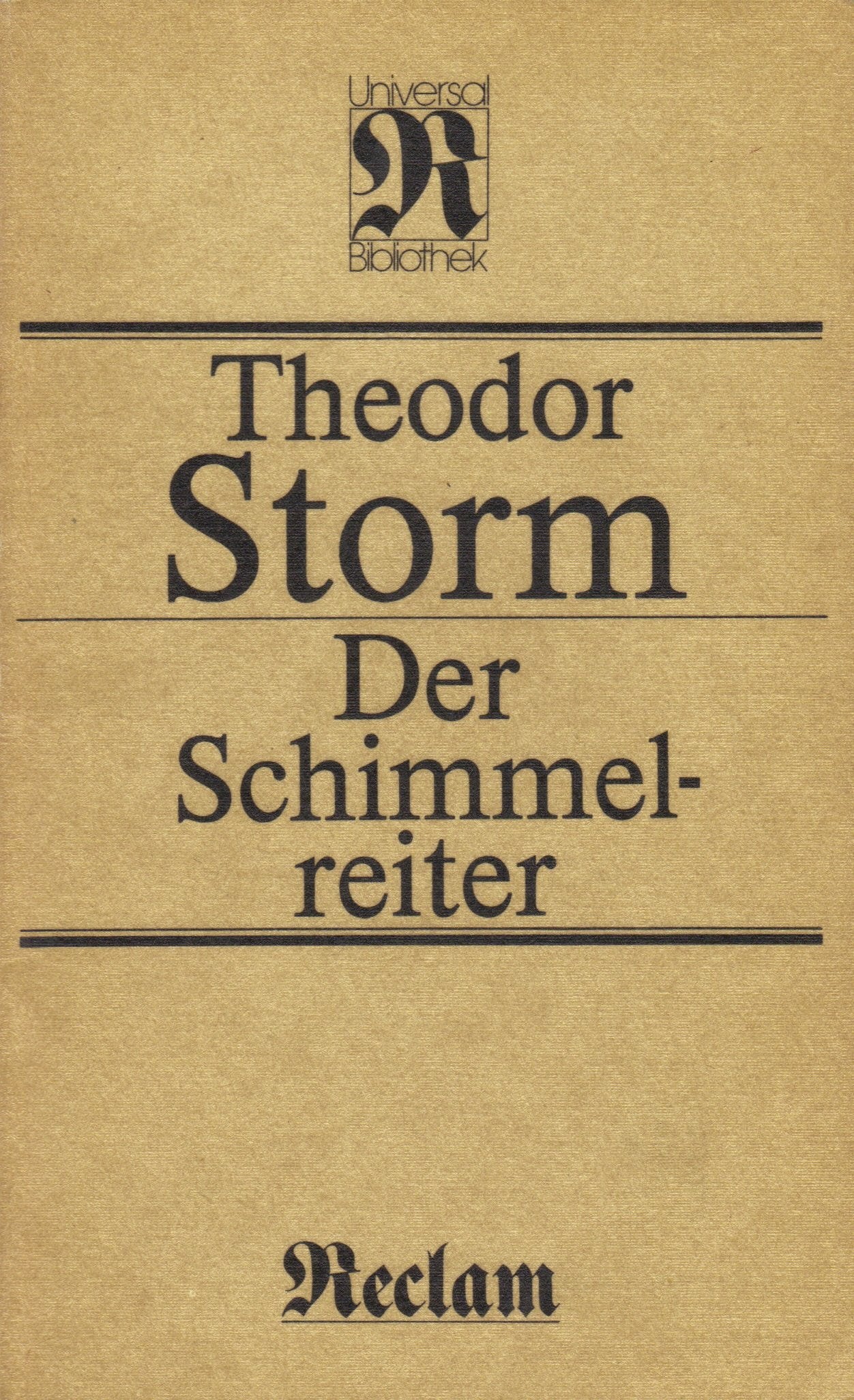 Der Schimmelreiter. Books