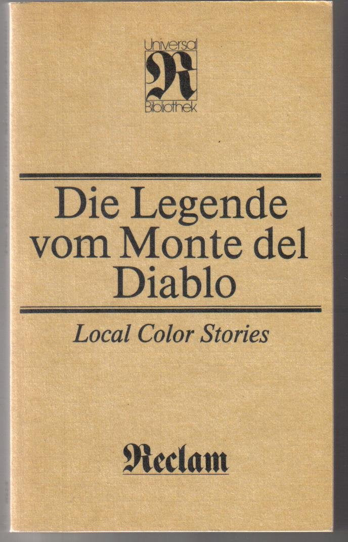 Die Legende vom Monte del Diablo. Local Color Stories. Books