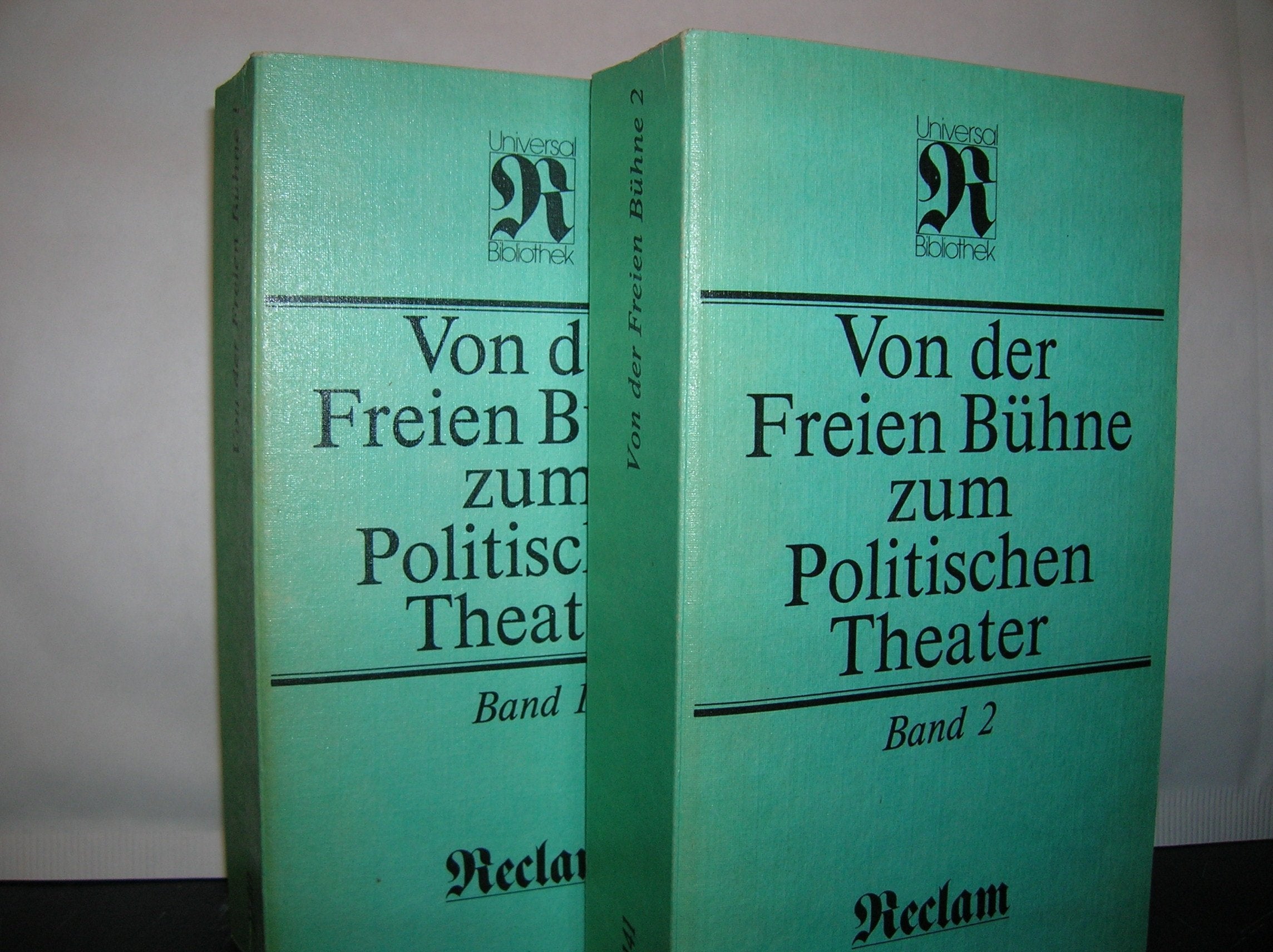 Von der Freien Bühne zum politischen Theater: Drama und Theater im Spiegel der Kritik. 2 Bände. Band 1: 1889-1918 / Band 2: 1919-1933 Film, Art & Culture