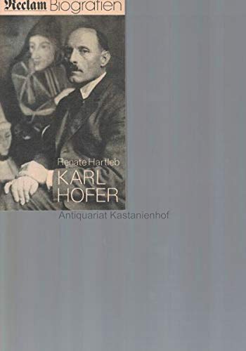 Karl Hofer (Reclams Universal-Bibliothek Biografien, 1118) Books