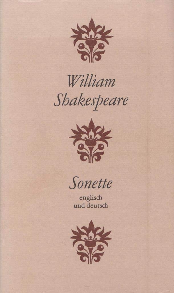 Sonette. Englisch und deutsch Contemporary literature Books