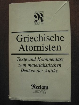 Griechische Atomisten Philosophy