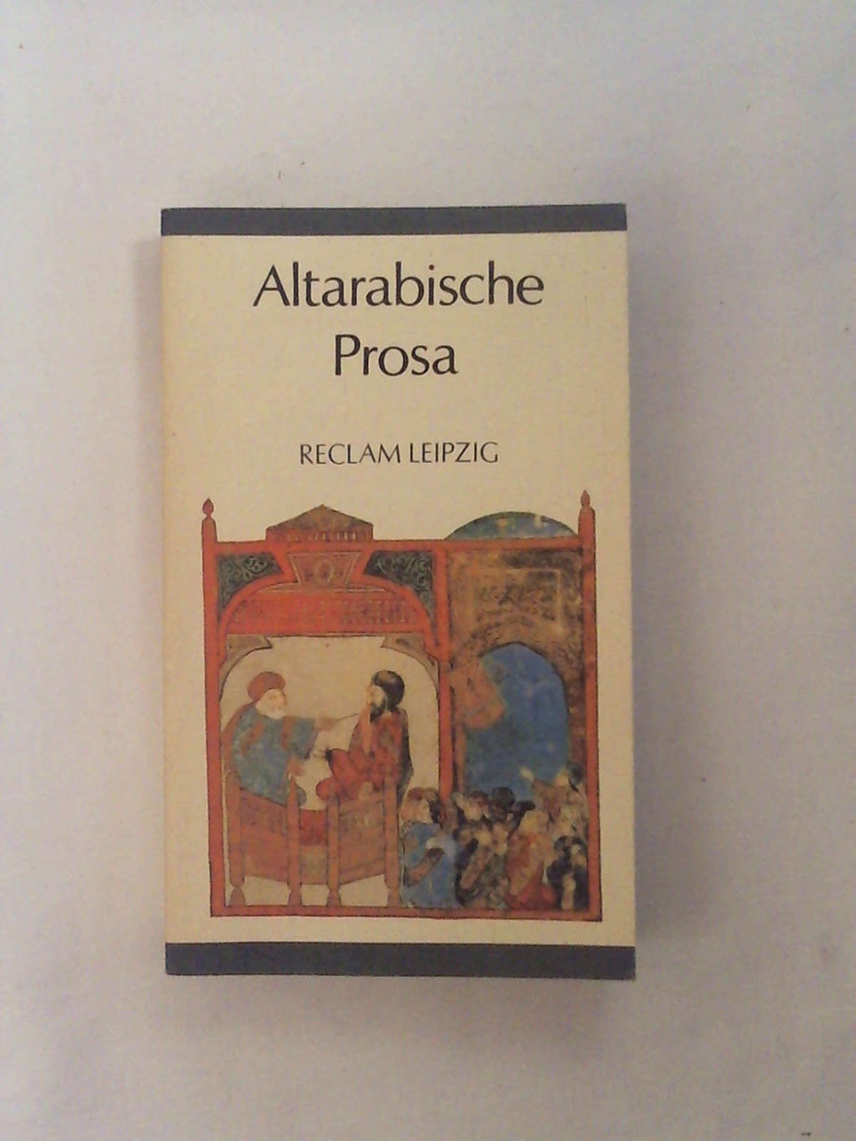 Altarabische Prosa Books