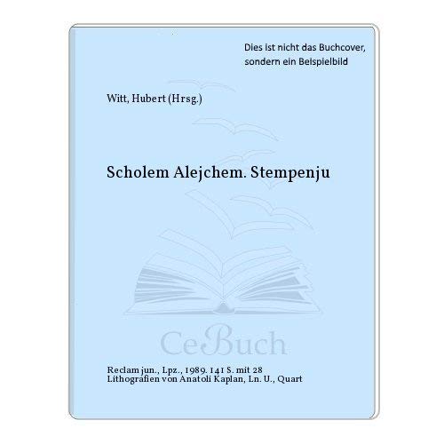 Scholem Alejchem. Stempenju. Books