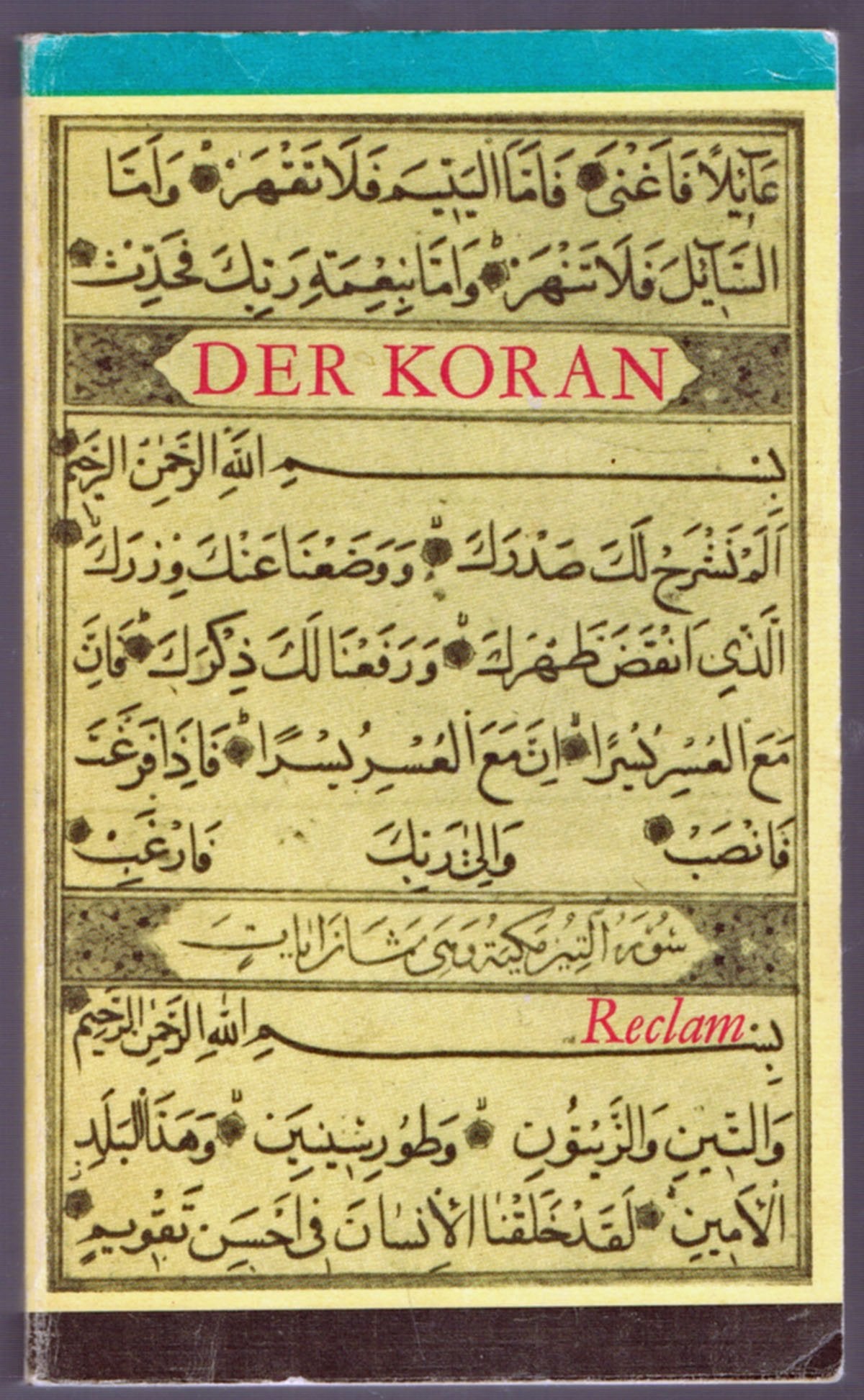 Der Koran (RUB, 0351) Second hand books on Religion & Esotericism