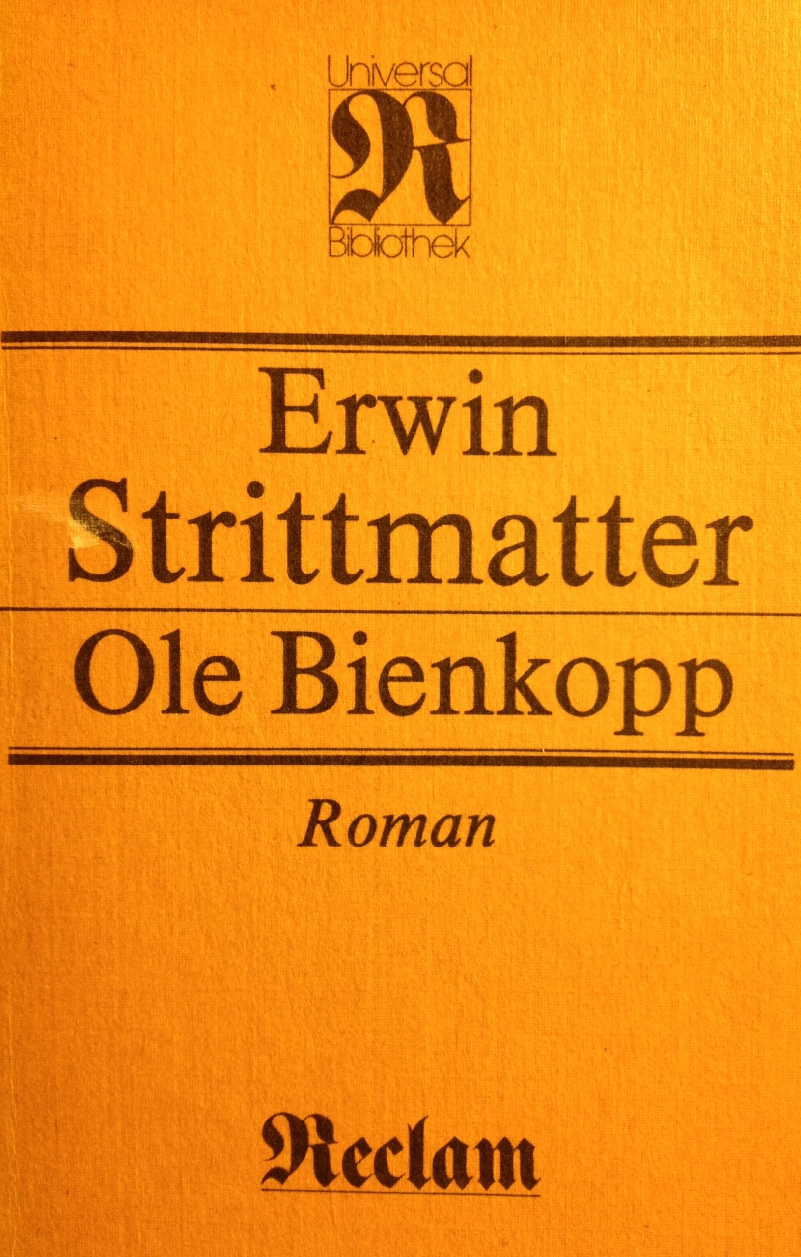 Ole Bienkopp. Roman Books