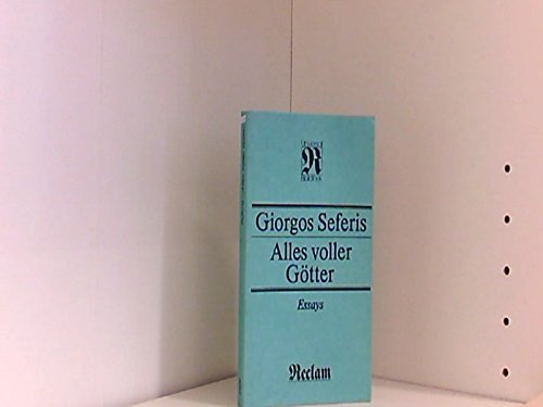 Alles voller Götter. Essays Books