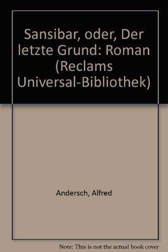 Sansibar oder der letzte Grund. Roman (RUB, 1331) Contemporary literature