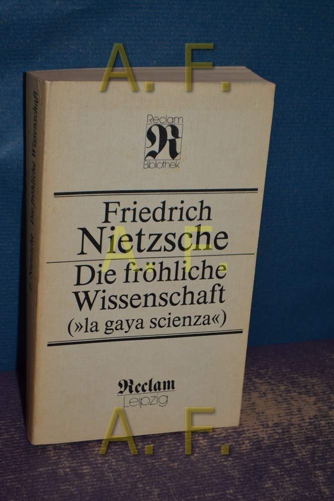 Die fröhliche Wissenschaft ("la gaya scienza") Social Sciences