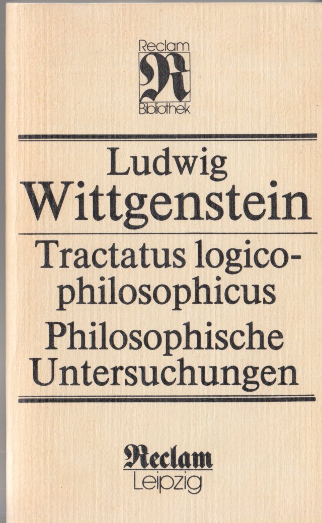 Tractatus logico-philosophicus. Philosophische Untersuchungen Books