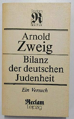 Bilanz der deutschen Judenheit. Ein Versuch German history