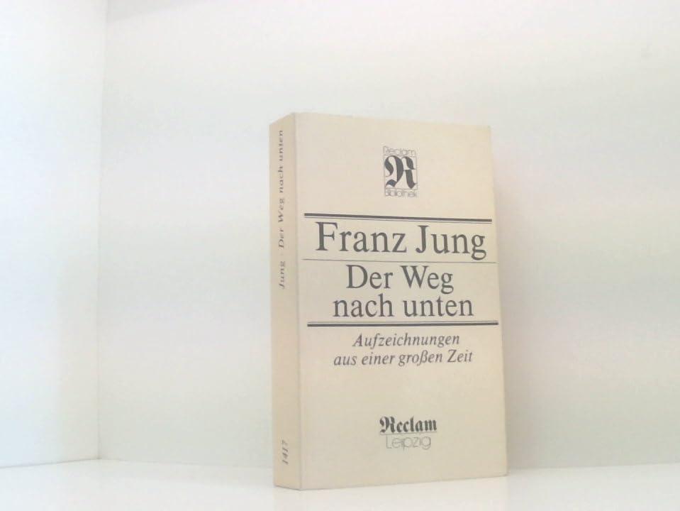 Der Weg nach unten. Aufzeichnungen aus einer großen Zeit. Personalities
