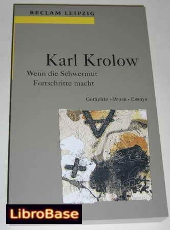 Wenn die Schwermut Fortschritte macht Books
