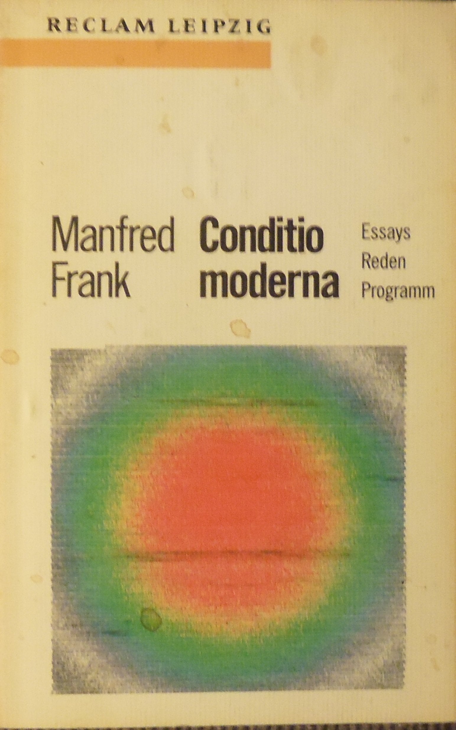 Conditio moderna Philosophy