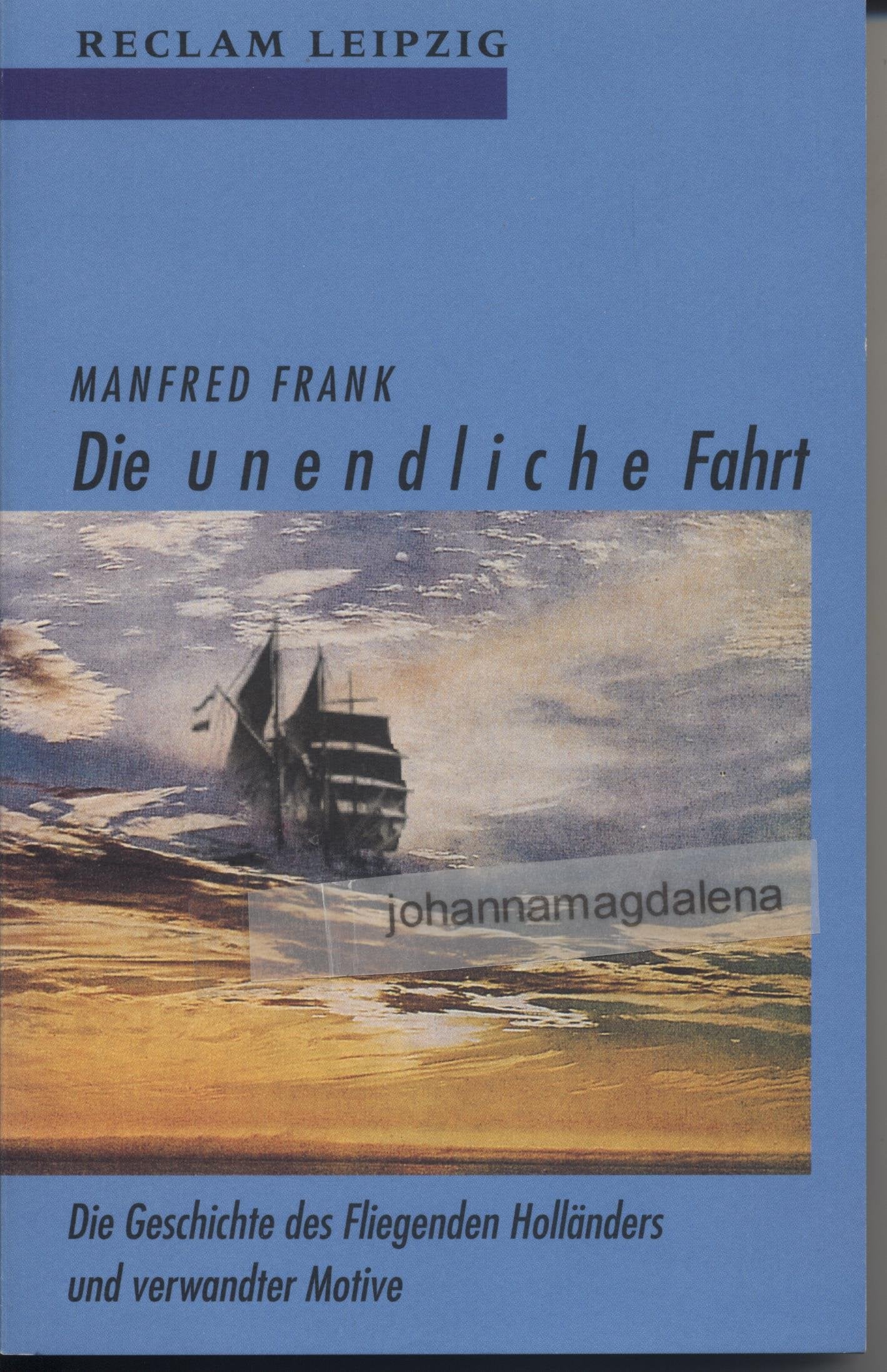 Die unendliche Fahrt Philosophy Books