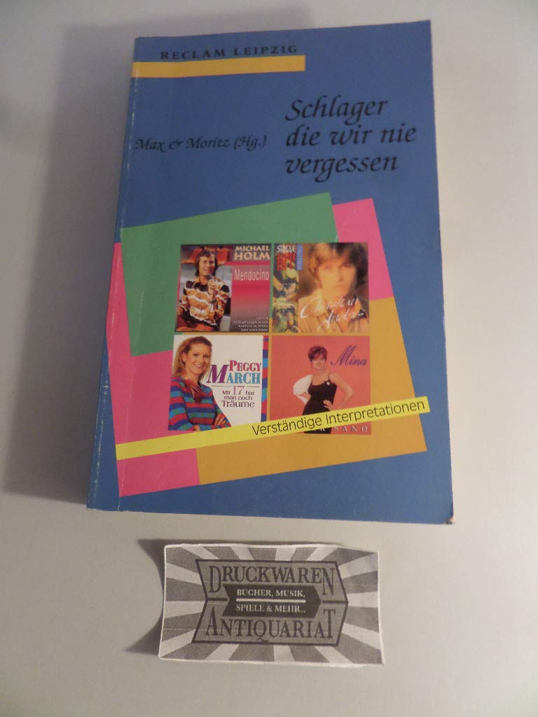 Schlager, die wir nie vergessen. Verständige Interpretationen Arts & Music