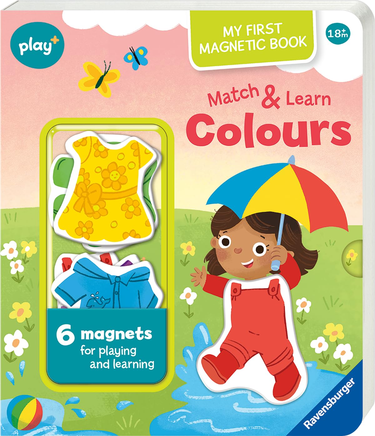 Play+ My first Magnetic Book: Match and Learn Colours Non-fiction