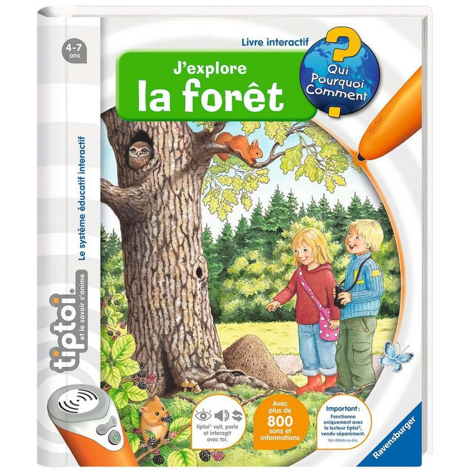 Ravensburger - tiptoi® - Livre interactif - Je découvre la forêt - Jeu éducatif électronique, sans écran - A partir de 4 ans - version française - 13099005 Books