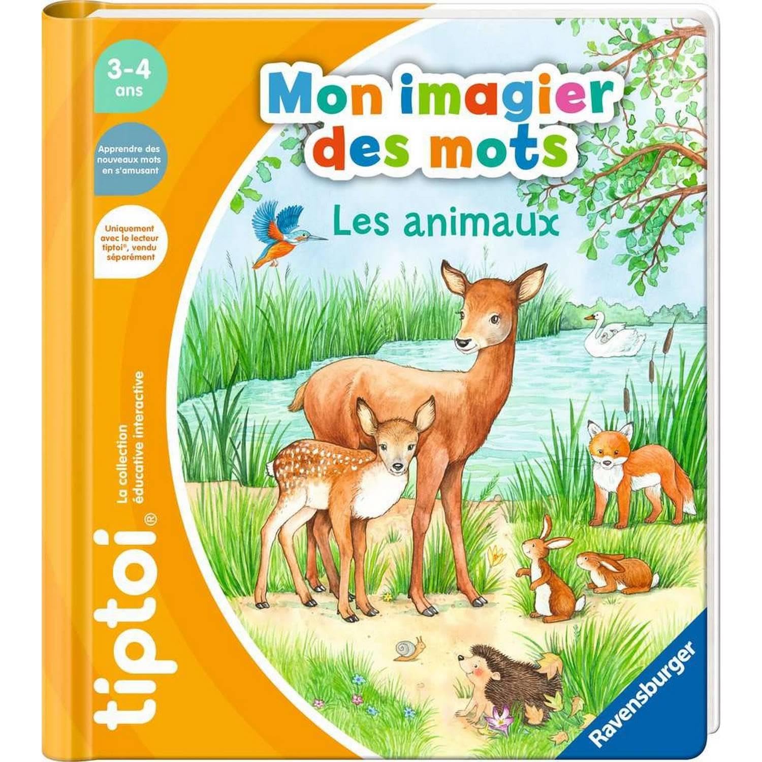Ravensburger - tiptoi® - Livre interactif - Mon imagier des mots - Les animaux - Jeu éducatif électronique, sans écran - A partir de 3 ans - version française - 13099010 Books